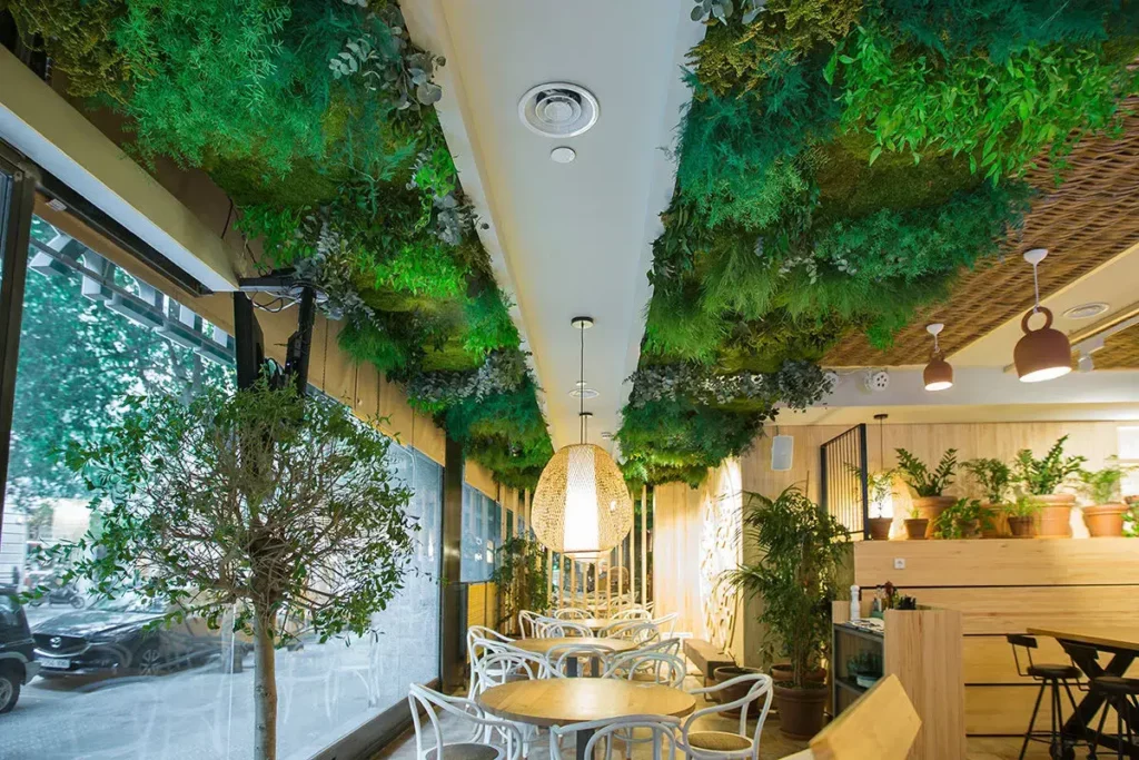 plafond vegetal paris